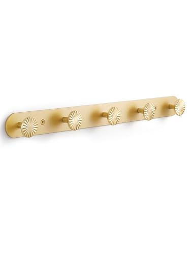 JIASENBAO 1 Pack Coat Rack Wall Mounted Gold Brass Towel