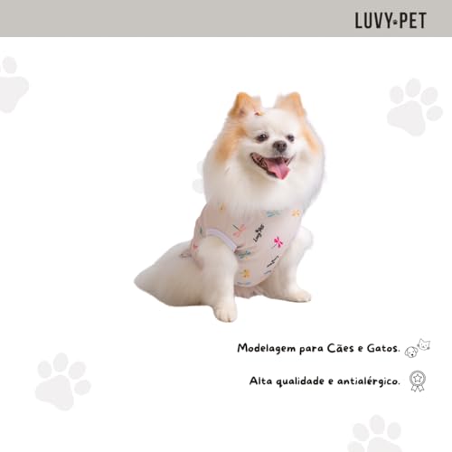 Luvy Pet, Roupa Pet Canelada Libélula Tamanho:PP