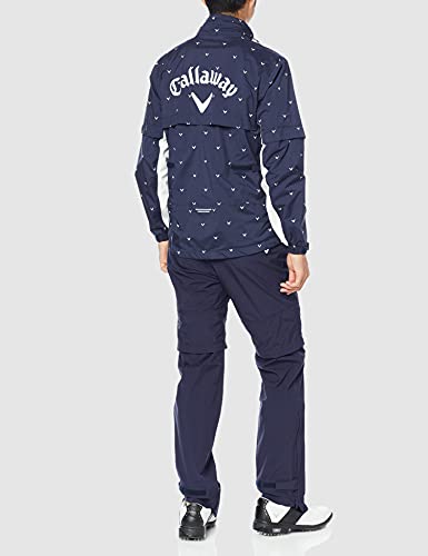 [キャロウェイ] メンズ 定番 セットアップ レインウェアー (ストレッチ・防水性・透湿性・防風性) / 241-1989501 / ゴルフ 120_ネイビー Sサイズ 2枚目