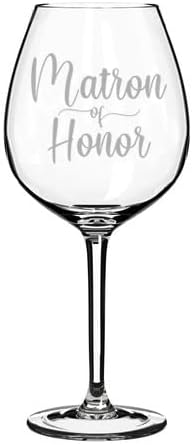 MIP Brand Wine Glass Goblet Matron Of Honor (17 oz Stemless)