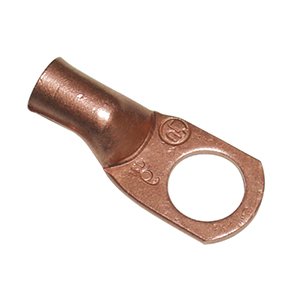 6 GAUGE COPPER RING TERMINAL 3/8