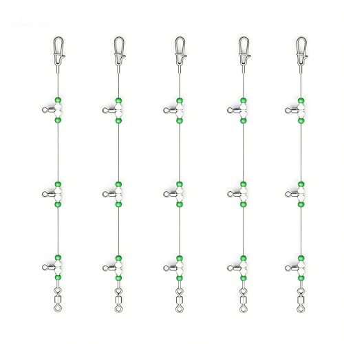 Set de 10 piezas de accesorios luminosos para pesca miniatura 1