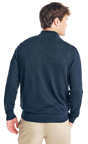 Nautica Men's NavTech Quarter-Zip Sweater, NavySeas, XL4