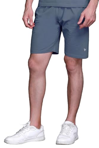 Image of GODFREY Cotton Half Trackpant with Zipper Pocket Shorts for Men | Outdoor Light Weight Sports