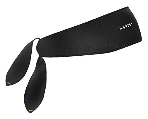 Halo I Superwide Tie-Style Headband (Black)