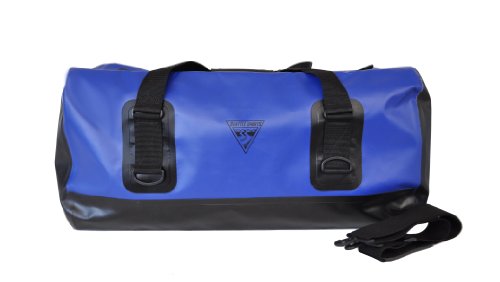 Seattle Sports MEDIUM Downstream Splashproof 100L Vinyl Duffel Bag - Built in the USA - (Blue)