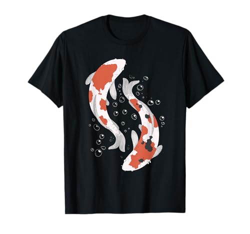 Splendido design con Kois. Un'idea regalo per gli allevatori Koi che allevano carpe e bellissimi pesci ornamentali, come Kohaku Sanke, Showa e Nishikigoi broccato nell'acquario o nel laghetto. Divertente frase divertente con i pesci.