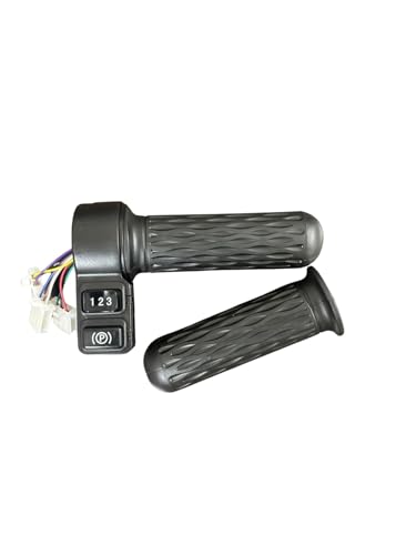 Image of Rock World Universal EV Throttle for 48v 60v 72V Compatible with Electric Scooter Ebike E-Cycles E-Rickshaw E-kit with Three Speed Mode and Parking Button 123+P