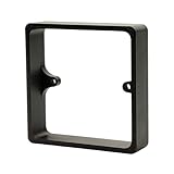 DIMENSIONS: Precise measurements of 86mm width x 86mm height x 20mm depth, perfect for extending standard UK double socket wall plates. Internal dimensions of 59.6mm width provide ample space for socket mechanisms whilst maintaining a professional fi...