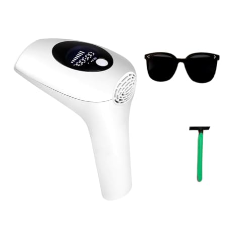 Depilador a Laser IPL Portátil, 900.000 Disparos, Luz Pulsada, Branco