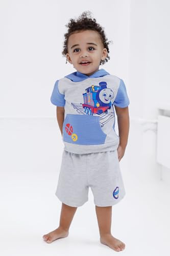 Sudadera infantil Thomas y Friends con capucha y short de rizo francés 2