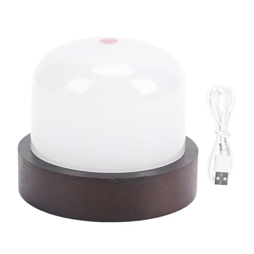 Lámpara de mesa LED MAVIS LAVEN con base de madera miniatura 6