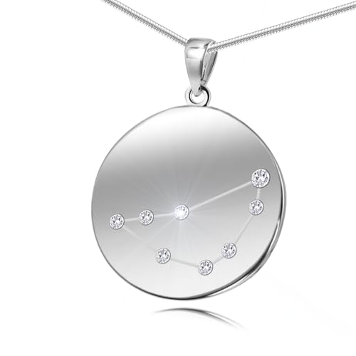 LillyMarie Collar En Plata De Ley Con Colgante De Signo Zodiacal