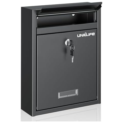 Uniclife Locking Wall Mount Mailbox Cover