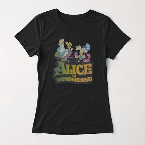 T-Shirt Fille Disney Alice Trippy imprimé graphique durable