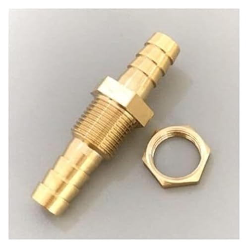 Accesorios de tubería de latón de 10mm unión para manguera de cola de púas 2
