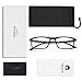 TSEBAN Blue Light Blocking Glasses Lightweight Eyeglasses Frame Filter Blue Ray Computer Game Glasses