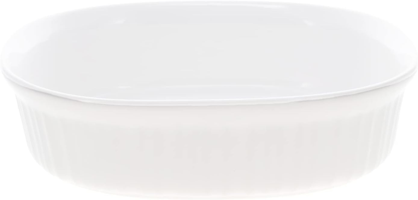 FS2 2.5qt Oval French White Casserole Dish