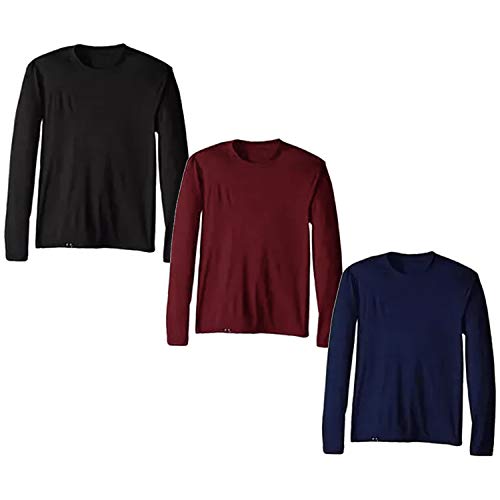 Kit com 3 Camisetas Proteção Solar Permanente UV50+ Tecido Gelado – Slim Fitness – Marinho - Vinho -