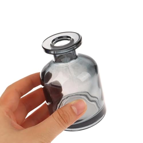 Botella difusora de vidrio 100ml Queenbox negra mate miniatura 7