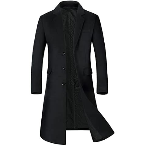 YOUTHUP Slim Fit Wool Overcoat for Winter thumbnail