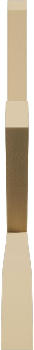 84"W x 28"H x 2"D x 4"F, 8/12 Pitch, Kennewick Signature Urethane Gable Bracket, Primed Tan