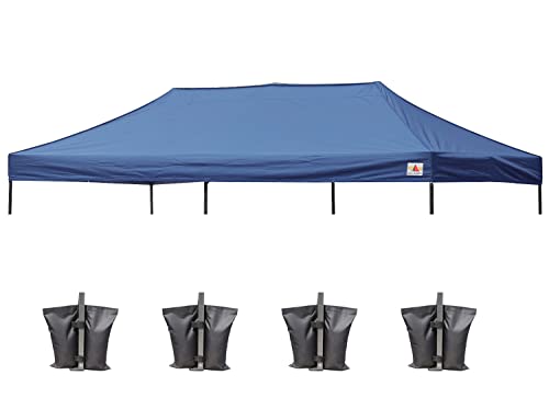 Image of ABCCANOPY Replacement Canopy Top for Pop Up Canopy Tent 10x20 Navy Blue