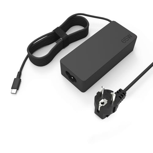 Universale Portatile Caricatore USB-C 65W, Alimentatore USB-C Computer Compatibile con Lenovo ThinkPad HP Dell Samsung Acer XiaoMi Huawei Matebook Adattatore Caricabatterie CA Type-C Ricarica Rapida