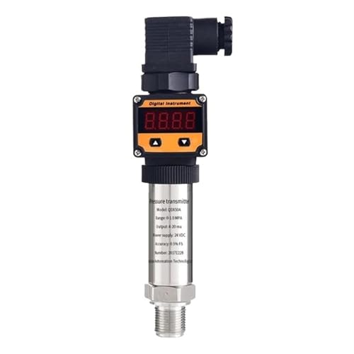 Digital Displat Pressure Transmitter 0-1bar 0-4bar 0-100bar Pressure Transducer 4-20mA 0-10V 0-5V RS485 M20*1.5 Pressure Sensor Sensor(LED 4-20mA,0-30Mpa)