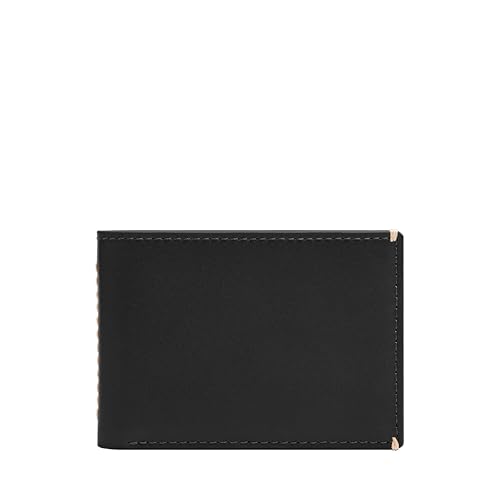 Image of Fossil Men's Wallet, Westover Leather Front Pocket Wallet for Men, Westover Black