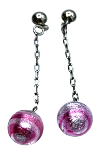 Boucles d'oreilles Murano légères et uniques contre les bijoux ternes