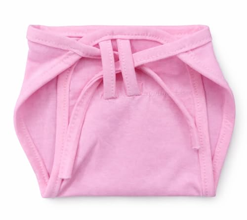 Image of Cuteably Newborn Baby Jhabla, Cap, Mittens, Booties, Nappy Combo Set, Soft & Breathable Cotton, Unisex, 0-3 Months