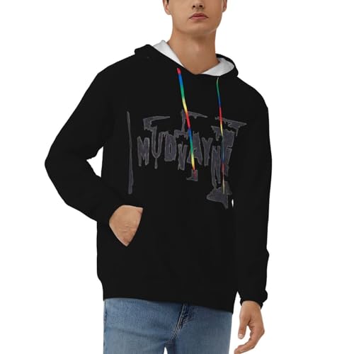 Mudvaynes Hoodies Men'S Pullover Soft Hooded Sweatshirts Long Sleeve Casual With Pocket
