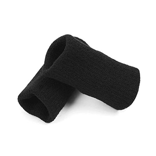 Mangas de dedo, Romacci 10 peças mangas de dedo esportivas mangas elásticas de dedo suporte protetor