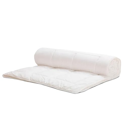 Lancashire Textiles Double Size Australian Wool Duvet - 10.5 Tog Year-Round Comfort | Hypoallergenic, Dust Mite Resistant | Hotel-Grade Bedding | Premium Cotton Percale Cover 200 X 200 Cm Duvet Insert