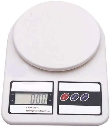Imp Care 1 gm TO 10 kg electronic kitchen scale(white) Weighing Scale (White)