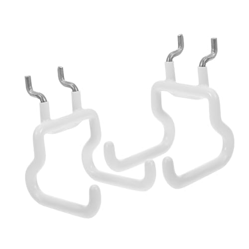 LIFKICH 2 Pack Garage Light Fixture Hooks Tool Hooks for Garage Wall Heavy Duty Pegboard Holders Storage Utility
