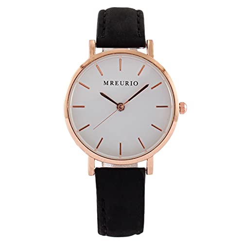 Watches for Boys Girls Smart Watch Watches Men Watches for Women Leather Crystal Watch Pu Leather Strap Watch