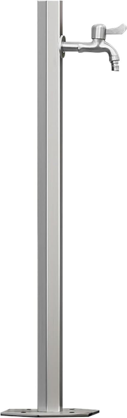 LXXW Outdoor Faucet Water Column 304 Stainless Steel Vertical Garden Fountain，Freestanding Outdoor Hydrant，Decorative Water Column for Backyard Irrigation