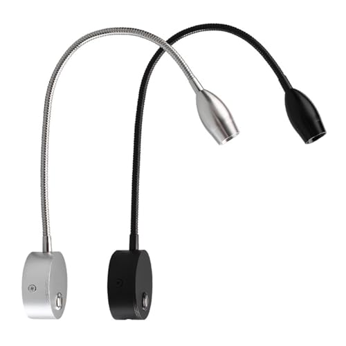 Lámpara para leer en la cama sin molestar con flexo táctil regulable y USB 4