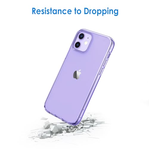 Image of JETech Case for iPhone 12 /12 Pro, Anti-Yellowing, Deep Purple