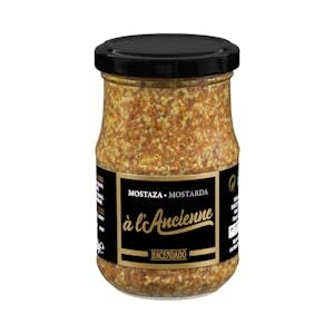 Mostaza a la antigua Hacendado Tarro 200 g Pack 2