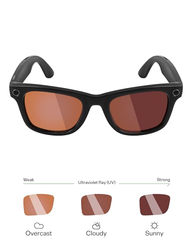 Image of Mryok Replacement Lenses Compatible with Ray-Ban Meta Wayfarer Gen 2 RW4012 50mm / RW4006 50mm Smart Glasses, HD Polarized