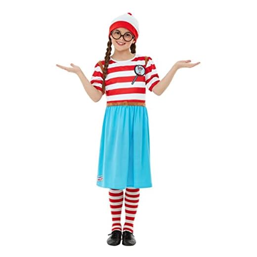Smiffys 50280L - Disfraz oficial de Wally Wenda para niña