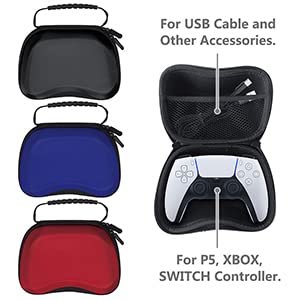 omarando Bolsa de transporte para consola de jogos, compatível com a PS5 ou PS5 Slim, bolsa de trans