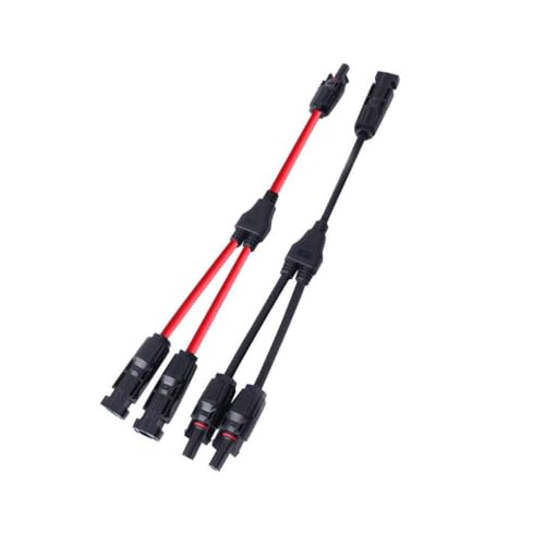 KIXZSAZ Conector paralelo ligero de 3 vías adaptador de rama Solar Universal Panel Solar Cables distribuidor enchufe impermeable