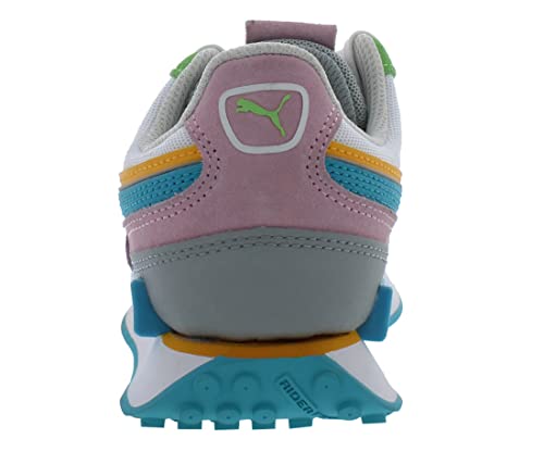 Image of PUMA Future Rider Double ST Puma White /Pink Lady /Scuba Blue 7 B (M)
