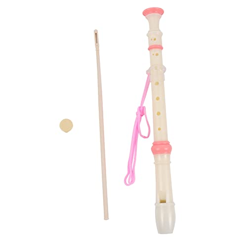 LIOOBO 1 Set Soprano Recorder Clarinet Material Compact for Beginners Includes Cleaning Rod present for Start Learning Music