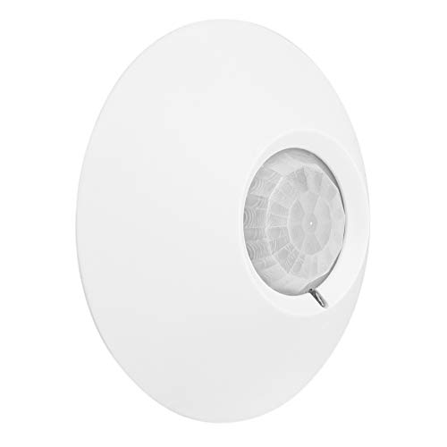 Infrared Motion Detector, 12V Wired Indoor Top Mounted 360 Degree Passive Infrared Motion Detection Sensor Alarm
