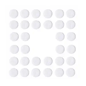 Cotton Filters, 400PCS Facial Vacuum Cotton Filters, Round Filtering Pads Sponge Filter Replacement 11mm Dia For Diamond Dermabrasion Peeling Skin Care Spa Salon Parts (400Pcs)